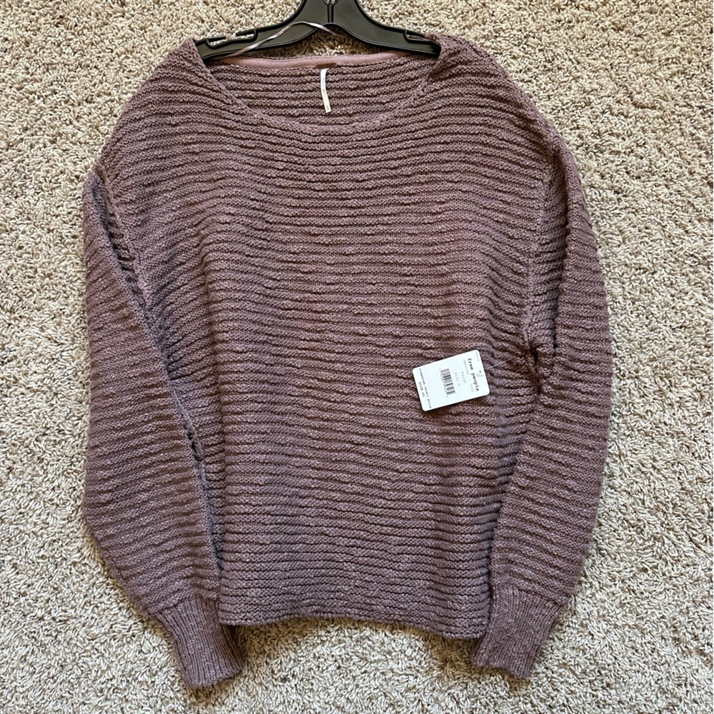 Free People menace solid tunic sweater